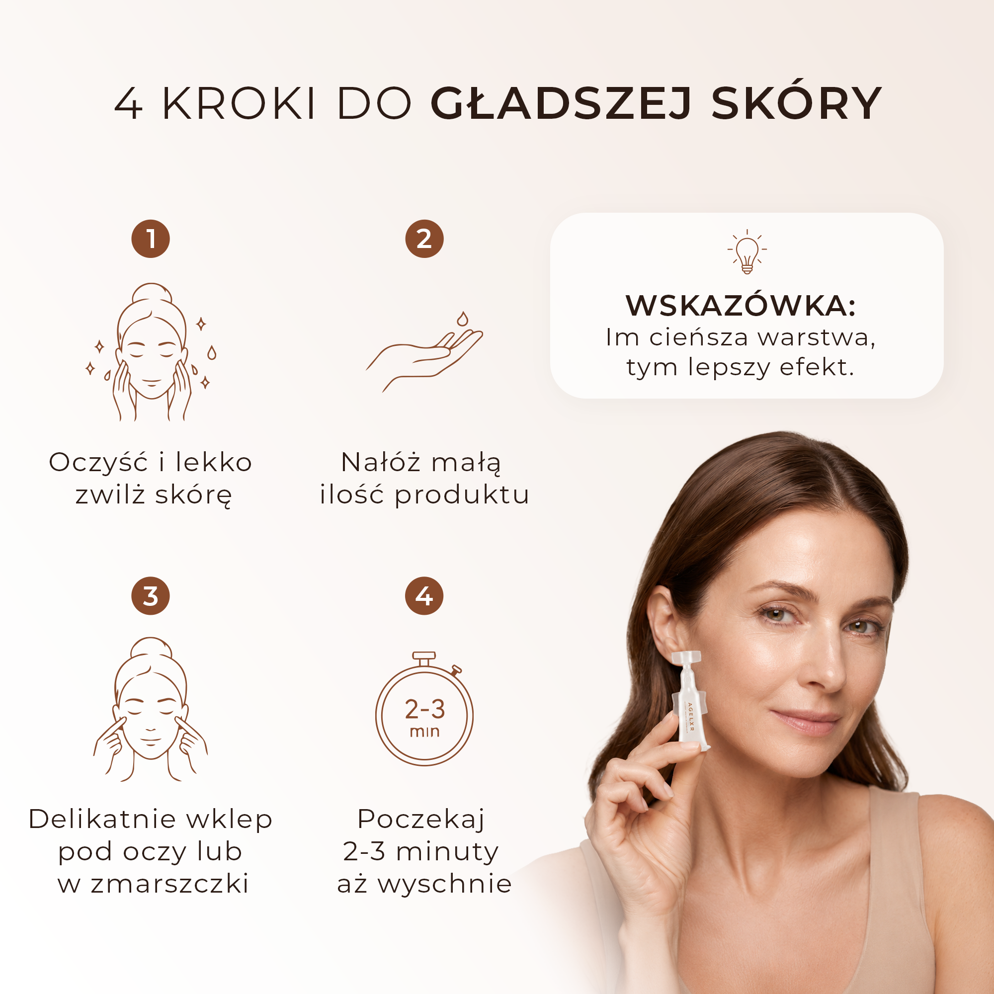 Serum Agelxr - Redukcja Zmarszczek w 2 Minuty