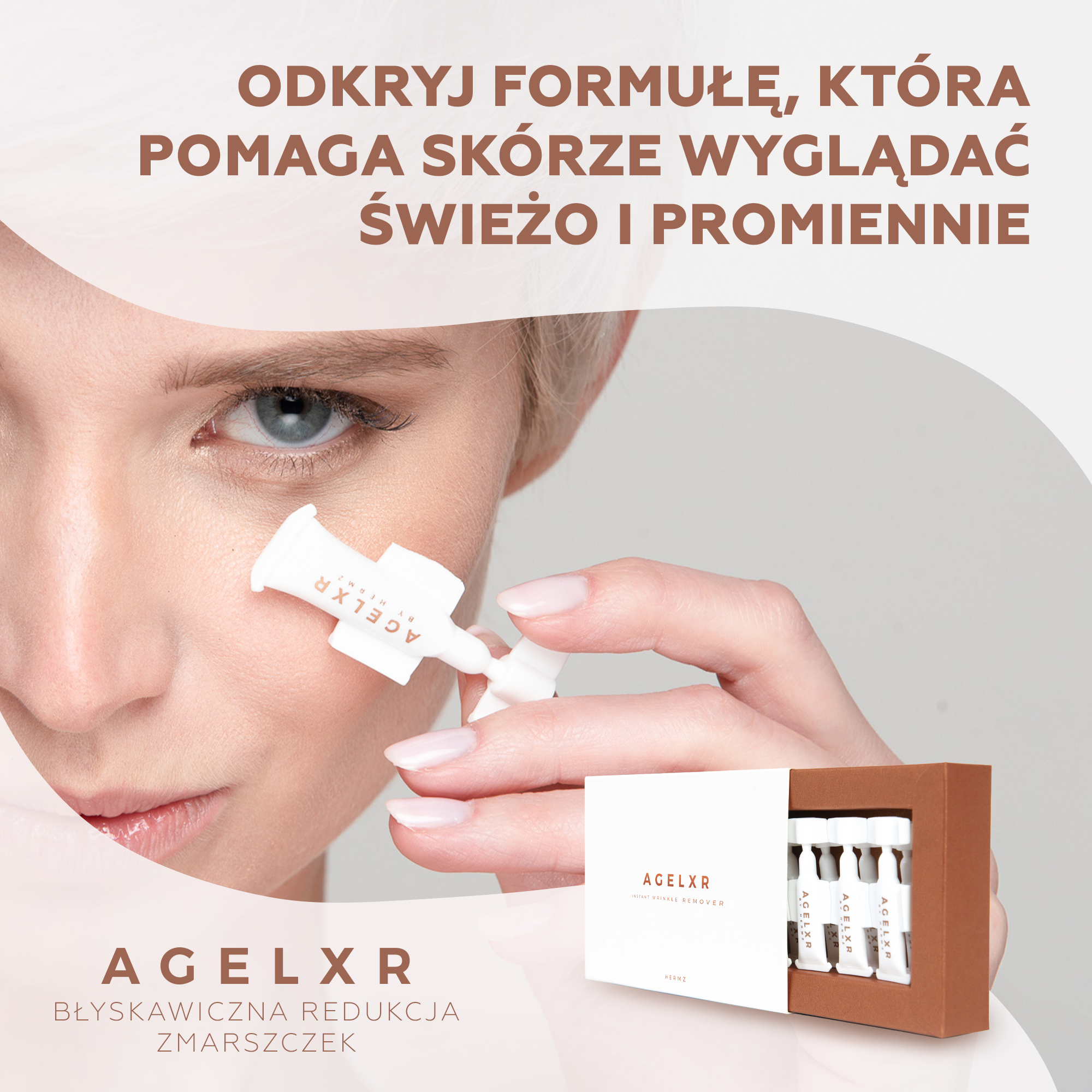 Serum Agelxr - Redukcja Zmarszczek w 2 Minuty